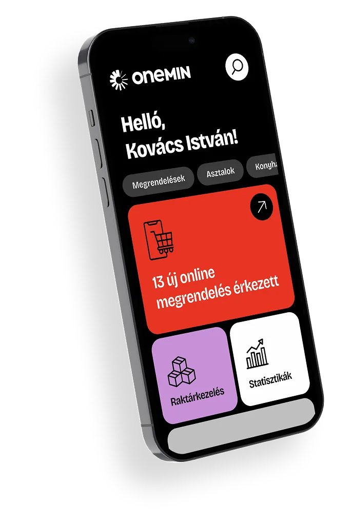 OneMin app phone screen